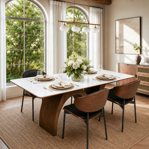 Calder 62.9"/70.8" Sintered Stone Dining Table