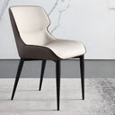Sloane Set of 2 Curved-Back PU Leather Dining Chairs